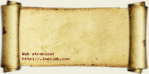 Isidora Janjić vizit kartica